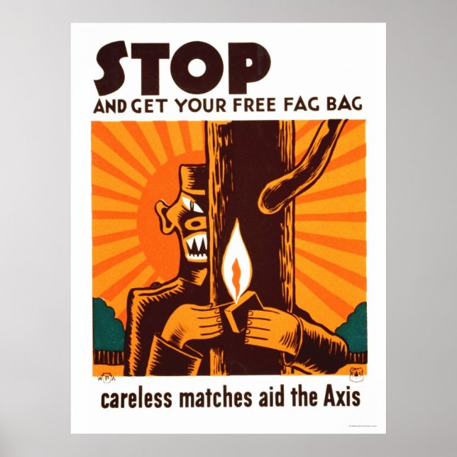 Inga Carless Matches 1942 WPA Poster (Framsidan)