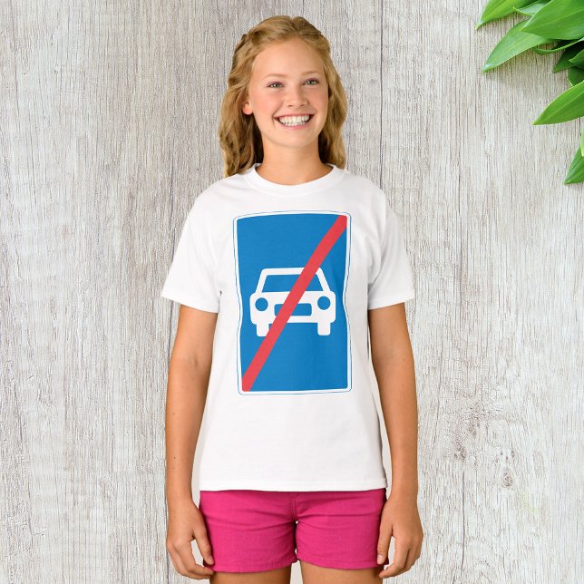 Inga cars-tecken t shirt (Skapare uppladdad)