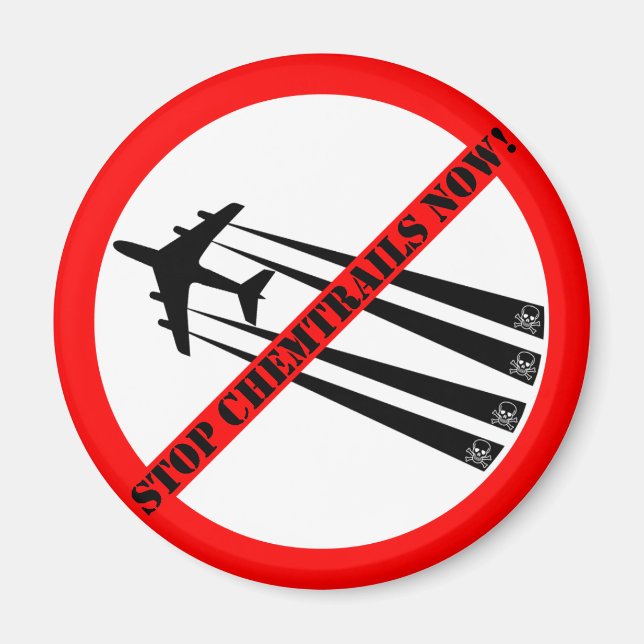 Inga chemtrails magnet (Framsidan)