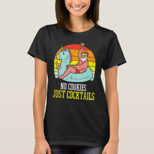Inga Cookies Cocktails jultomten i Jul T Shirt