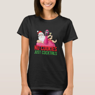 Inga Cookies Cocktails jultomten i Jul T Shirt