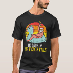 Inga Cookies Cocktails jultomten i Jul T Shirt