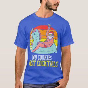 Inga Cookies Cocktails jultomten i Jul T Shirt