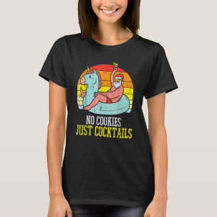 Inga Cookies Cocktails jultomten i Jul T Shirt