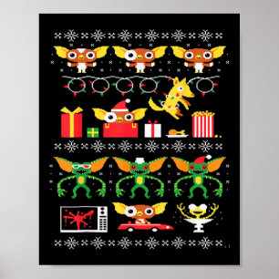 Inga cookies efter midnatt Gott nytt år Funny Xma Poster