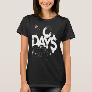 Inga dagar av kläder och ljusbrun och vit t shirt
