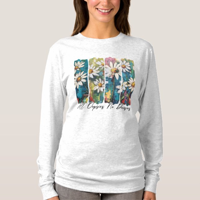 Inga Daisy för alla opsier T Shirt (Framsida)