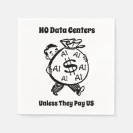 Inga datacenter om de inte betalar oss pappersservett
