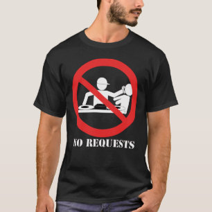 Inga DJ-leveranser för Mörk Färger T Shirt
