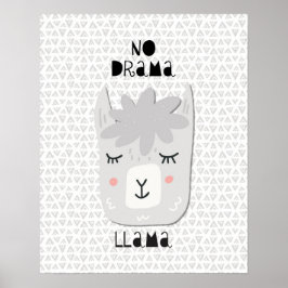 Inga Drama Llama Poster