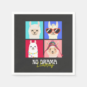 Inga drama Llamas Pappersservett