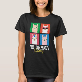 Inga Drama Llamas Squares Vintage 70s Animal T Shirt