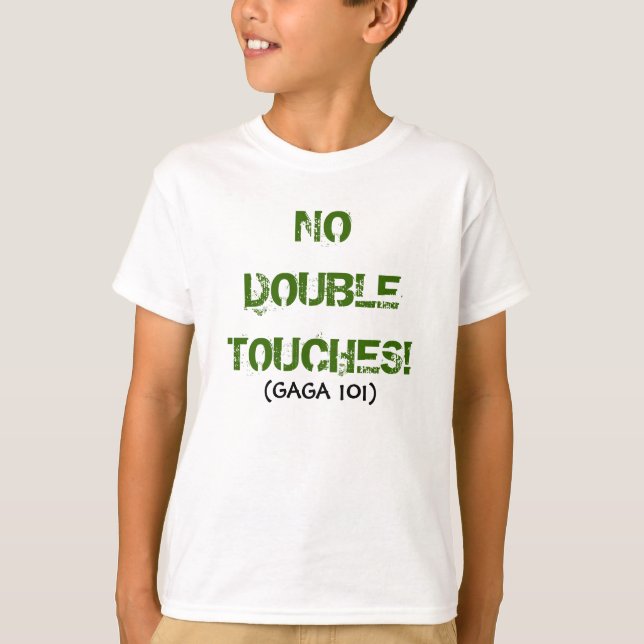 INGA DUBBLA HANDLAG! , (GAGGIGA 101) T-SHIRT (Framsida)
