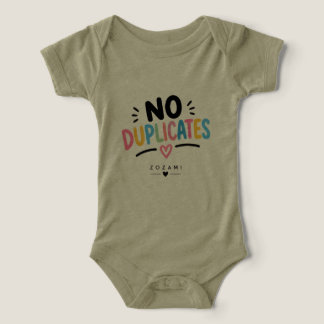 Inga Dubbletter – Rolig Barn Design för Enda Barne T Shirt