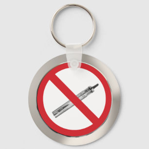 Inga ecigs-tecken nyckelring