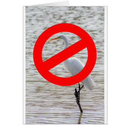 Inga Egrets Hälsningskort