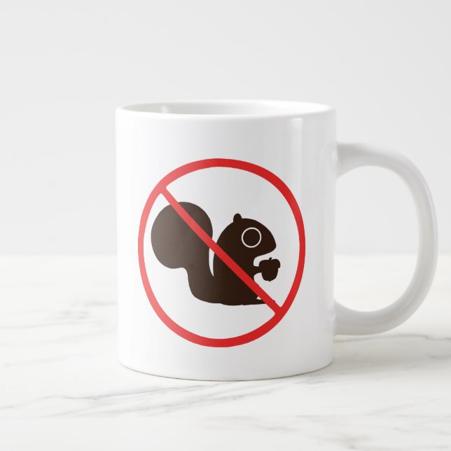 Inga ekorrar | Antiekorre Jumbo Mugg (Höger)