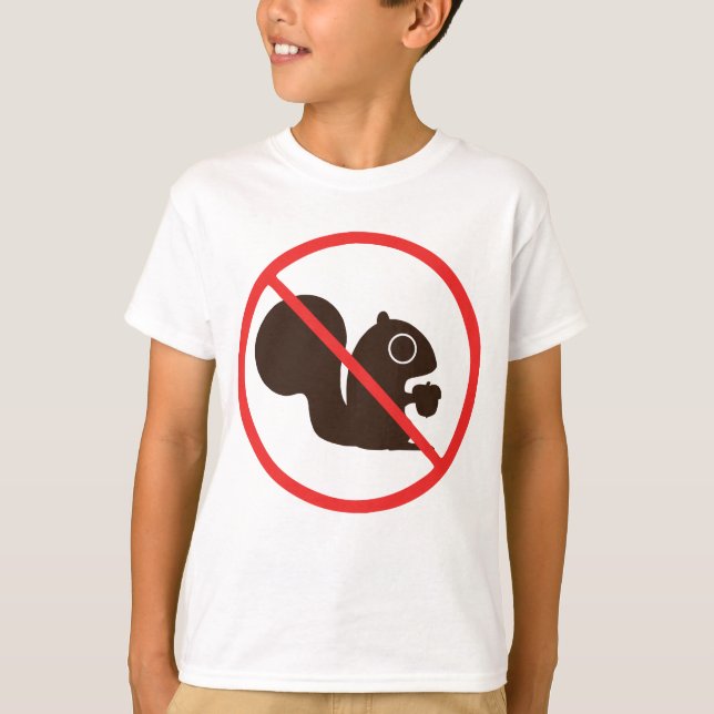 Inga ekorrar t-shirt (Framsida)