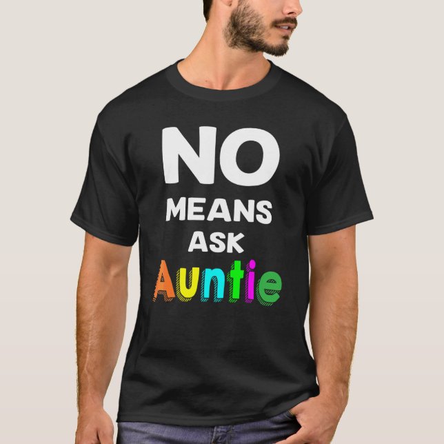 Inga Elak Be Auntie T Shirt (Framsida)