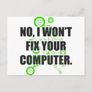 Inga fasta datorer vykort