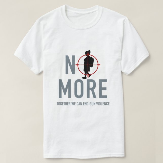 Inga fler anti-Gun Violt T-Shirt (Design framsida)