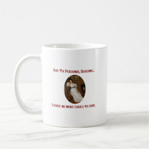 Inga fler bekymmer  kaffemugg