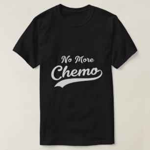 Inga fler chemo Cancer Survivor Retro Stil T Shirt