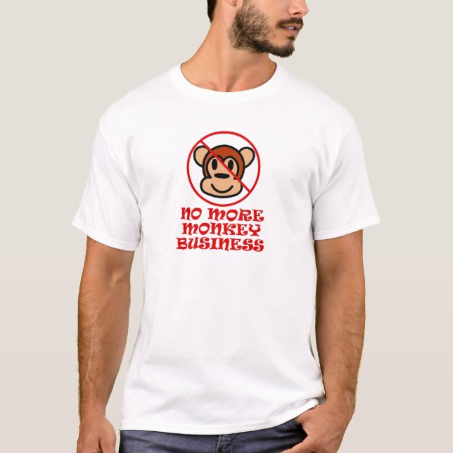 Inga fler företag med apa t-shirt (Framsida)