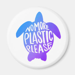 Inga fler plastvaror, tack magnet
