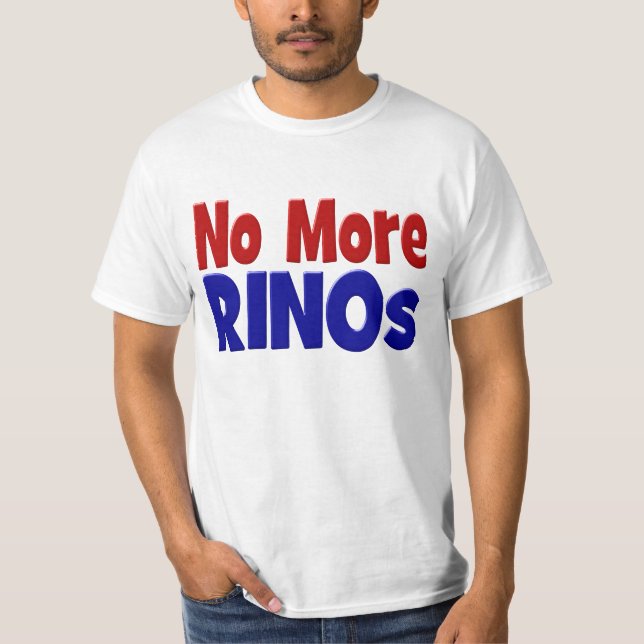 Inga fler RINO-transporter T-shirt (Framsida)