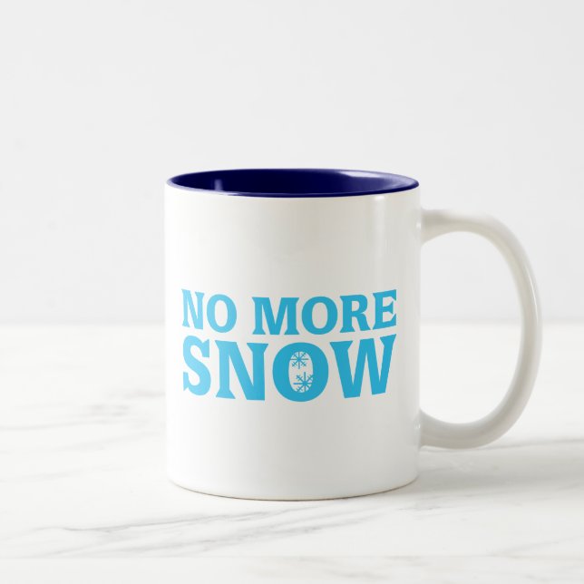 Inga fler Snö Två-Tonad Mugg (Höger)