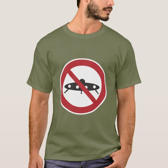 Inga flygande sågverk t shirt (Framsida)
