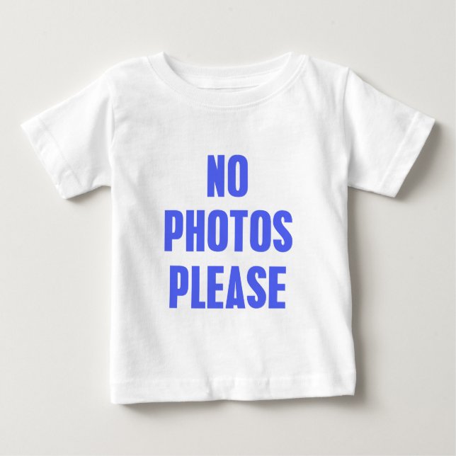 Inga foto behar tee shirt (Framsida)