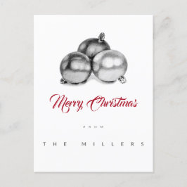 Inga foton - julvykort Art Pencil Vykort