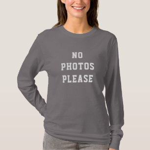 Inga foton, tack t shirt
