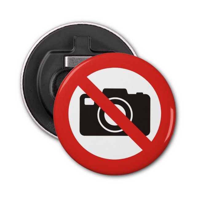 Inga foton tillåtna flasköppnare (Framsidan)