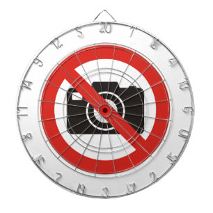 Inga foton tillåtna piltavla