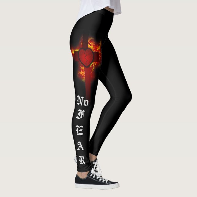 Inga fruktbara ben... Designad av Christine Ann Leggings (Höger)
