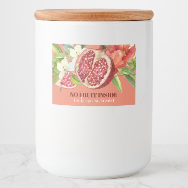 Inga frukter, endast Speciella granulat Mat Etiketter (Framsida)