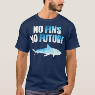 Inga fynd vid framtida Spara av Sharks Stop Finnin T Shirt