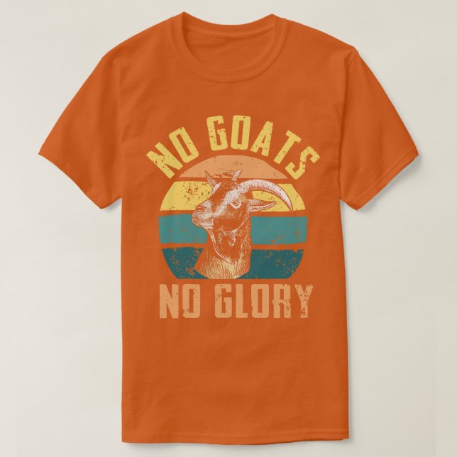 Inga getter, inga gåvor från herde på getter t shirt (Design framsida)