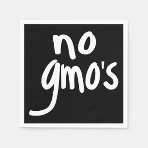 Inga GMO för Heathy Food Promotional Black Pappersservett