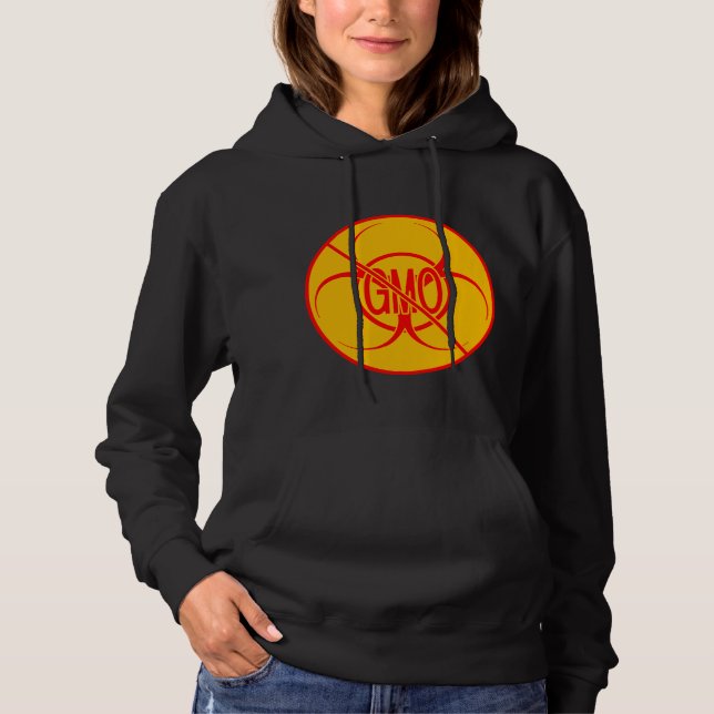 Inga GMO Hoodie Bio  GMO-transporter Tröja (Framsida)
