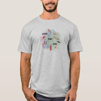 Inga gränser. Bara vinner. Arbeta obevekligt i det T Shirt