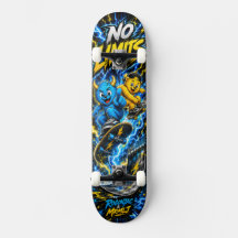Inga Gränser Elektrisk Monster Skate Gatu Grafik