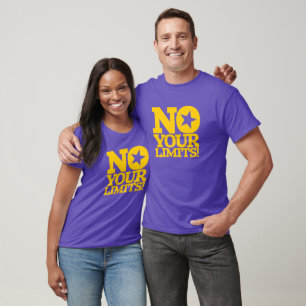 Inga gränser! Guld T Shirt