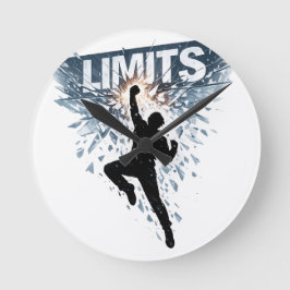Inga Gränser Motivationsdesign Rund Klocka