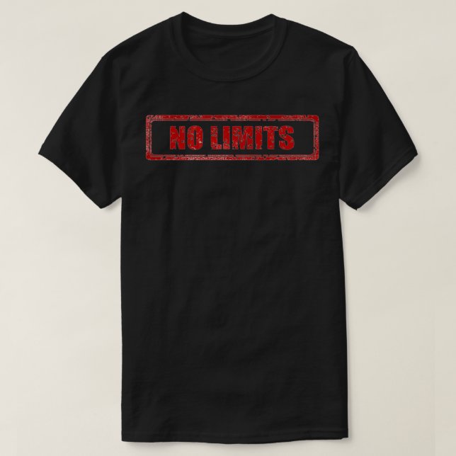 Inga gränser t shirt (Design framsida)
