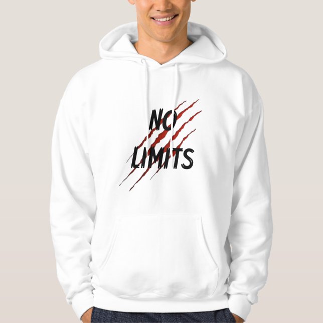 Inga Gränser Tiger Claw Grafisk HOODIE – Modig Mot (Framsida)
