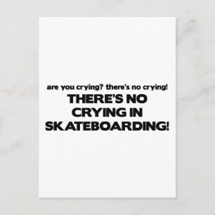 Inga Gråtande - Skateboarding Vykort